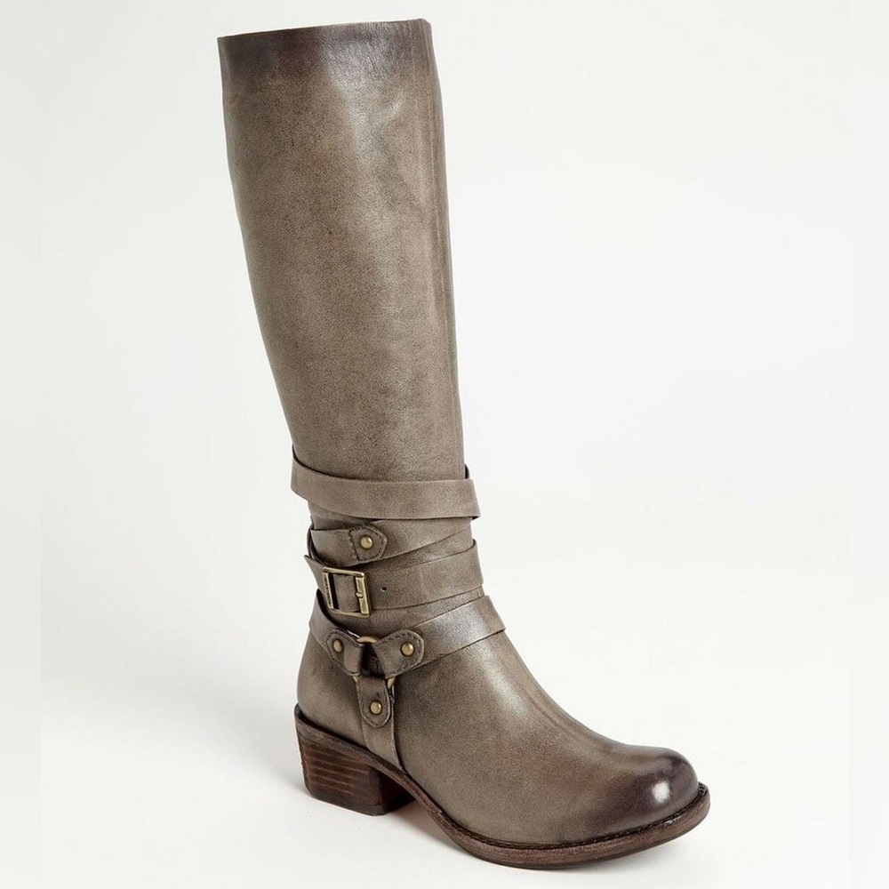 KORK-EASE SHOES TYLER WRAPPED BOOTS GRAY LEATHER 7 $350